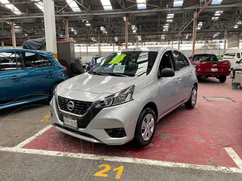 Nissan March Advance usado (2022) color Blanco financiado en mensualidades(enganche $58,000 mensualidades desde $5,000)