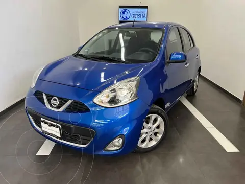 Nissan March Advance Aut usado (2018) color Azul precio $195,000