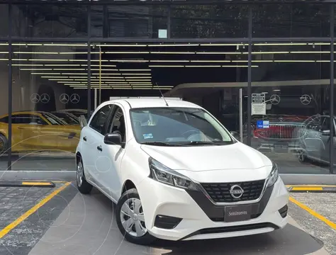 Nissan March Sense Aut usado (2023) color Blanco financiado en mensualidades(enganche $80,674 mensualidades desde $3,466)