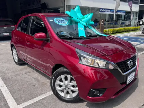 Nissan March Advance usado (2021) color Rojo Cobrizo precio $209,900