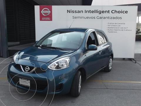 Nissan March Sense Aut usado (2019) color Turquesa precio $189,000