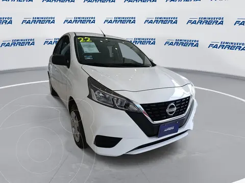 Nissan March Sense usado (2022) color Blanco financiado en mensualidades(enganche $60,950 mensualidades desde $5,055)