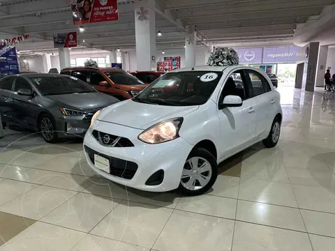 Nissan March Sense  Aut usado (2016) color Blanco precio $185,000