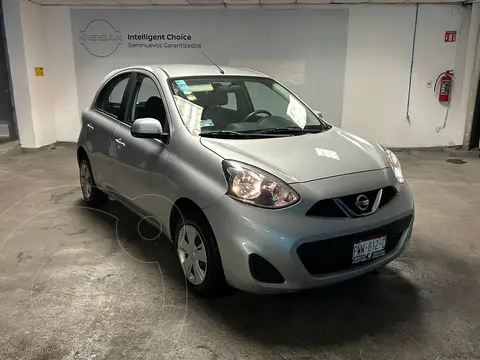 Nissan March Sense Aut usado (2019) color plateado precio $189,900