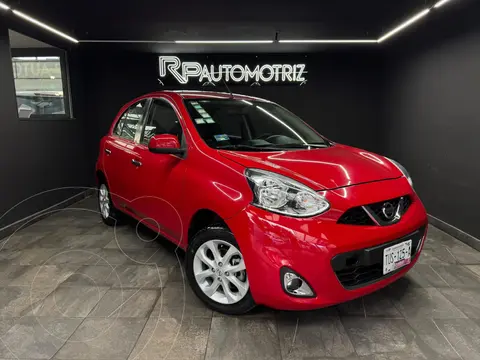 Nissan March Advance Aut usado (2020) color Rojo financiado en mensualidades(enganche $52,250 mensualidades desde $5,900)