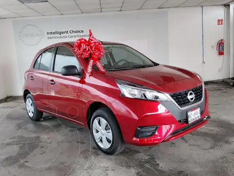 Nissan March Sense usado (2024) color Rojo Cobrizo precio $259,800