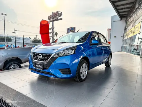 Nissan March Sense usado (2021) color Azul precio $199,000