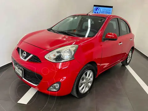 Nissan March Advance Aut usado (2015) color Rojo precio $180,000