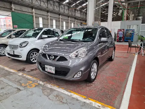 Nissan March Active usado (2019) color Gris financiado en mensualidades(enganche $54,800 mensualidades desde $4,250)