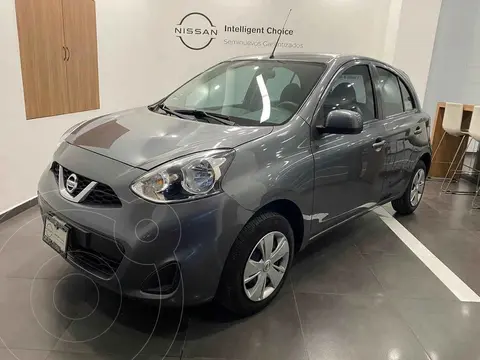 Nissan March Sense usado (2020) color Gris precio $220,000