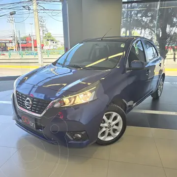 Nissan March Advance usado (2021) color Azul financiado en mensualidades(enganche $62,675 mensualidades desde $4,793)