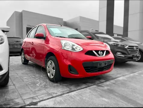 Nissan March Sense Aut usado (2019) color Rojo precio $175,000