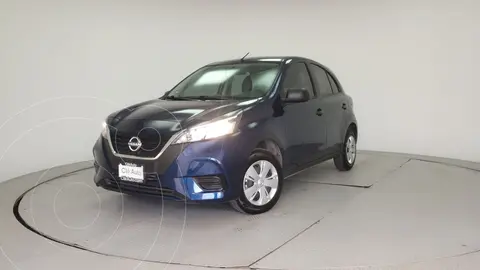 Nissan March Sense Aut usado (2023) color Azul Cobalto financiado en mensualidades(enganche $227,000)