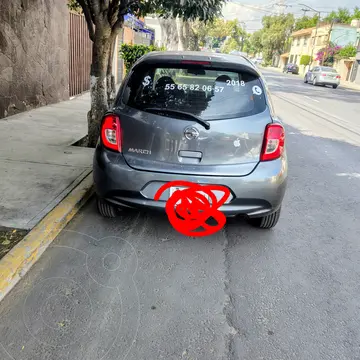 Nissan March Advance usado (2018) color Gris Oscuro precio $165,000