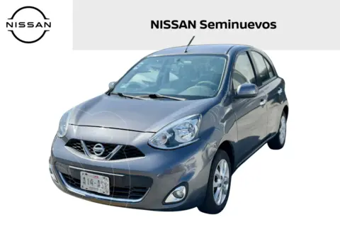 Nissan March Advance usado (2018) color Gris precio $180,000