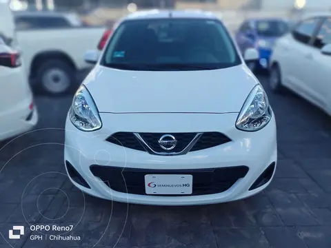 Nissan March Sense Aut usado (2020) color Blanco precio $226,000