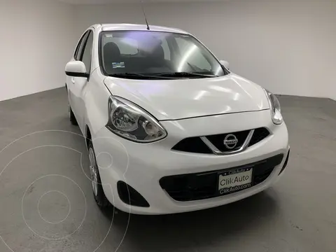 Nissan March Sense usado (2018) color Blanco financiado en mensualidades(enganche $37,000 mensualidades desde $4,800)