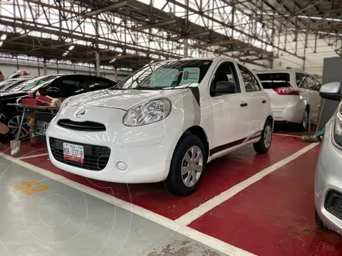 Nissan March Advance usado (2018) color Gris financiado en mensualidades(enganche $45,000 mensualidades desde $3,650)