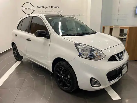 Nissan March Exclusive Aut usado (2019) color Blanco precio $235,000