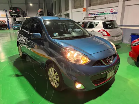 Nissan March Advance Aut usado (2018) color Azul precio $180,000