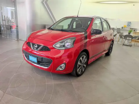 Nissan March SR NAVI usado (2020) color Rojo financiado en mensualidades(enganche $49,680 mensualidades desde $5,274)