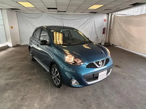 Nissan March SR usado (2020) color Azul financiado en mensualidades(enganche $87,696 mensualidades desde $3,827)