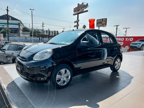 Nissan March Advance NAVI Aut usado (2015) color Negro precio $145,000