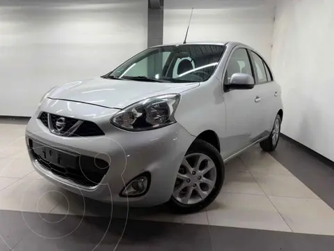 Nissan March Advance usado (2016) color Plata financiado en mensualidades(enganche $26,400 mensualidades desde $2,604)
