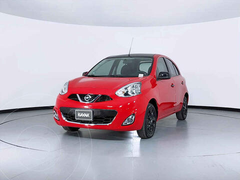 Nissan March Exclusive Aut usado (2020) color Rojo precio $271,999