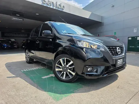 Nissan March Exclusive Aut usado (2023) color Negro financiado en mensualidades(enganche $62,700 mensualidades desde $7,215)