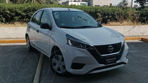 Nissan March Sense Aut usado (2023) color Blanco financiado en mensualidades(enganche $54,674 mensualidades desde $6,291)