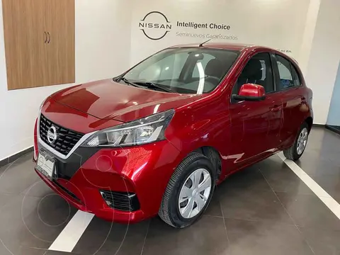 Nissan March Sense usado (2021) color Rojo financiado en mensualidades(enganche $53,900 mensualidades desde $5,317)