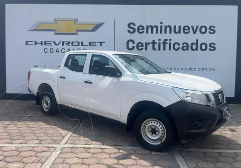Nissan NP300 Doble Cabina SE A/A Paq. de Seg. usado (2020) color Blanco financiado en mensualidades(enganche $113,955 mensualidades desde $7,592)