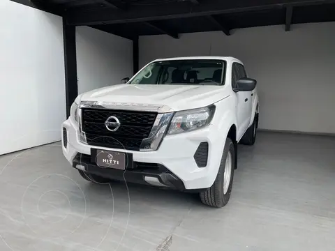 Nissan NP300 Frontier LE A/A usado (2021) color Blanco financiado en mensualidades(enganche $93,800)