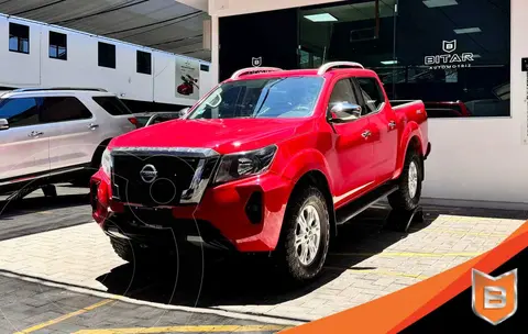 Nissan NP300 Frontier LE A/A usado (2021) color Rojo financiado en mensualidades(enganche $99,980 mensualidades desde $11,990)