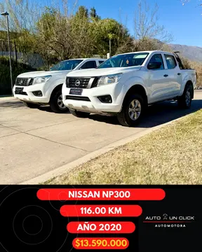 Nissan NP300 2.3L 4x4 C/D usado (2020) color Blanco precio $13.590.000