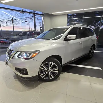 Nissan Pathfinder Exclusive usado (2020) color plateado financiado en mensualidades(enganche $128,075 mensualidades desde $9,794)