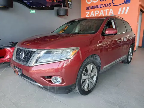 Nissan Pathfinder Exclusive usado (2016) color Rojo precio $199,000