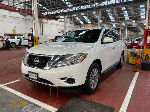 Nissan Pathfinder Advance usado (2014) color Blanco financiado en mensualidades(enganche $55,000 mensualidades desde $5,600)