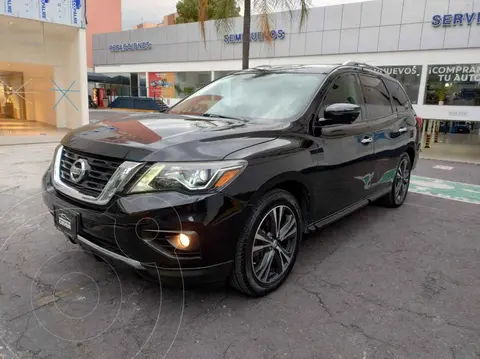 Nissan Pathfinder Exclusive 4x4 usado (2017) color Negro financiado en mensualidades(enganche $107,500 mensualidades desde $7,861)