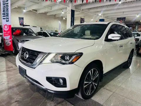 Nissan Pathfinder Exclusive usado (2019) color Blanco financiado en mensualidades(enganche $89,925 mensualidades desde $6,879)