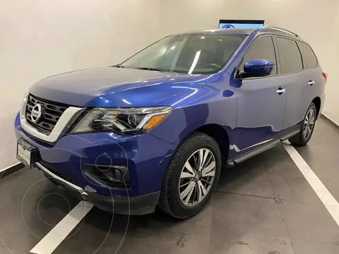 Nissan Pathfinder Advance usado (2018) color Azul financiado en mensualidades(enganche $94,600 mensualidades desde $9,332)