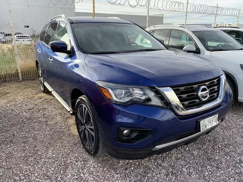 Nissan Pathfinder Exclusive usado (2018) color Azul Claro precio $590,000