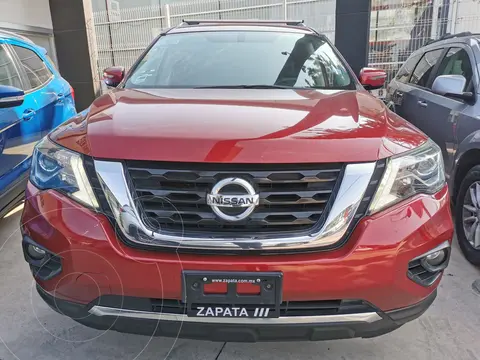 Nissan Pathfinder Advance usado (2017) color Rojo financiado en mensualidades(enganche $116,250 mensualidades desde $11,703)