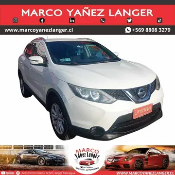Nissan Qashqai 2.0L Advance usado (2016) color Blanco precio $8.990.000