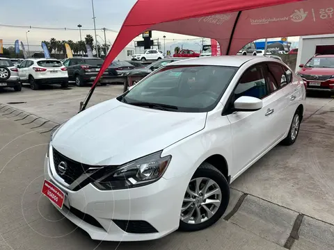Nissan Sentra 1.8L Advance Con Camara usado (2019) color Blanco financiado en cuotas(pie $2.000.000)