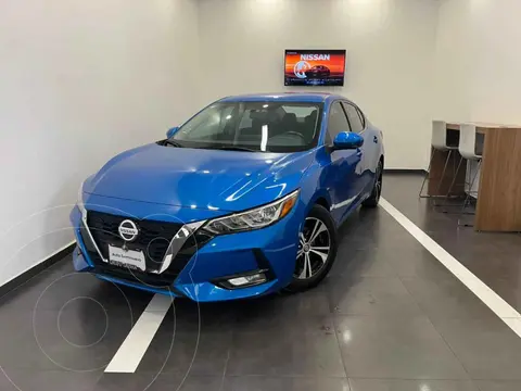 Nissan Sentra Advance usado (2023) color Azul financiado en mensualidades(enganche $69,960 mensualidades desde $6,901)