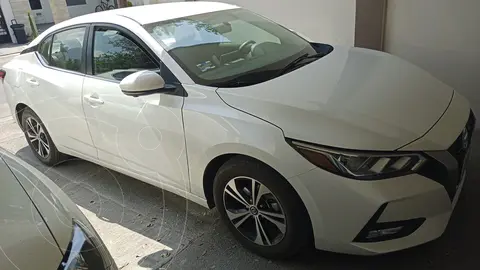 Nissan Sentra Advance Aut usado (2021) color Blanco precio $375,000