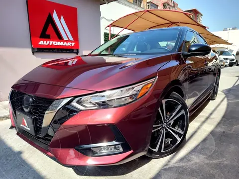 Nissan Sentra SR Platinum Bi-tono Aut usado (2023) color Rojo Merlot precio $389,000