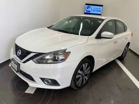 Nissan Sentra Exclusive Aut NAVI usado (2019) color Blanco financiado en mensualidades(enganche $69,300 mensualidades desde $6,836)